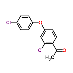 1-[2-Chloro-4-(4-chlorophenoxy)phenyl]ethan-1-one