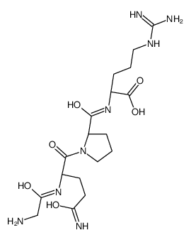 (2S)-2-[[(2S)-1-[(2S)-5-amino-2-[(2-aminoacetyl)amino]-5-oxopentanoyl]pyrrolidine-2-carbonyl]amino]-5-(diaminomethylideneamino)pentanoic acid