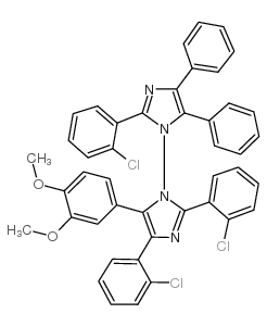 2,4-bis(2-chlorophenyl)-1-[2-(2-chlorophenyl)-4,5-diphenylimidazol-1-yl]-5-(3,4-dimethoxyphenyl)imidazole