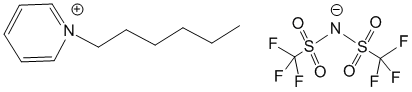 N-hexyl pyridinium bis(trifluoromethyl sulfonyl)imide