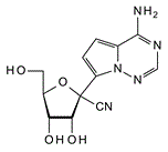 (2R,3R,4S,5R)-2-(4-aminopyrrolo[1,2-f][1,2,4]triazin-7-yl)-3,4-dihydroxy-5-(hydroxymethyl)tetrahydrofuran-2-carbonitrile