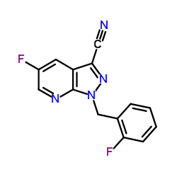 5-Fluoro-1-(2-fluorobenzyl)-1H-pyrazolo[3,4-b]pyridine-3-carbonitrile 第1张