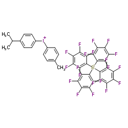 (4-Isopropylphenyl)(p-tolyl)iodonium tetrakis(perfluorophenyl)borate Cas:178233-72-2 第1张