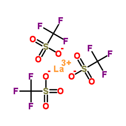 Lanthanum(III) Trifluoromethanesulfonate CAS:52093-26-2 第1张