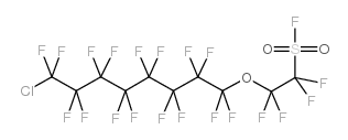 2-(8-chloro-1,1,2,2,3,3,4,4,5,5,6,6,7,7,8,8-hexadecafluorooctoxy)-1,1,2,2-tetrafluoroethanesulfonyl fluoride CAS:73606-15-2 第1张