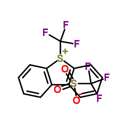 S-(Trifluoromethyl)dibenzothiophenium trifluoromethanesulfonate Cas:129946-88-9 第1张