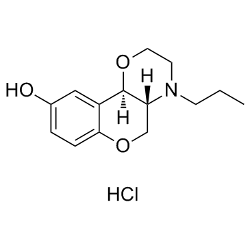 (4aR,10bR)-4-propyl-3,4a,5,10b-tetrahydro-2H-chromeno[4,3-b][1,4]oxazin-9-ol, hydrochloride Cas:300576-59-4 第1张