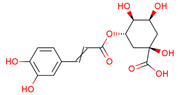 chlorogenic acid CAS:327-97-9 第1张