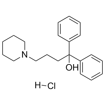 1,1-diphenyl-4-piperidin-1-ylbutan-1-ol,hydrochloride