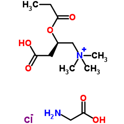 (2R)-3-Carboxy-N,N,N-trimethyl-2-(propionyloxy)-1-propanaminium chloride-glycine (1:1:1) Cas:423152-20-9 第1张