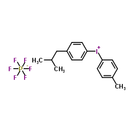 (4-methylphenyl)-[4-(2-methylpropyl)phenyl]iodanium,hexafluorophosphate