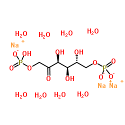 D-Fructose 1,6-bisphosphate trisodium salt hydrate Cas:81028-91-3 第1张