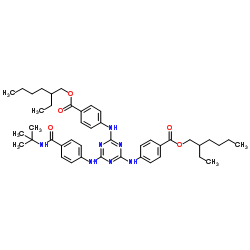 2-ethylhexyl 4-[[4-[4-(tert-butylcarbamoyl)anilino]-6-[4-(2-ethylhexoxycarbonyl)anilino]-1,3,5-triazin-2-yl]amino]benzoate