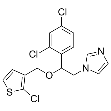 1-{2-[(2-chloro-3-thienyl)methoxy]-2-(2,4-dichlorophenyl)ethyl}imidazole Cas:65899-73-2 第1张